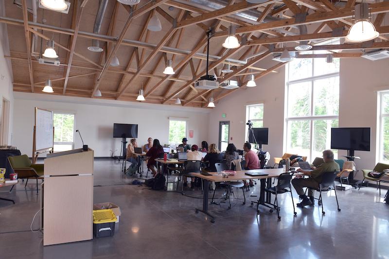 Interior of Schiller Coastal Studies living and learning center