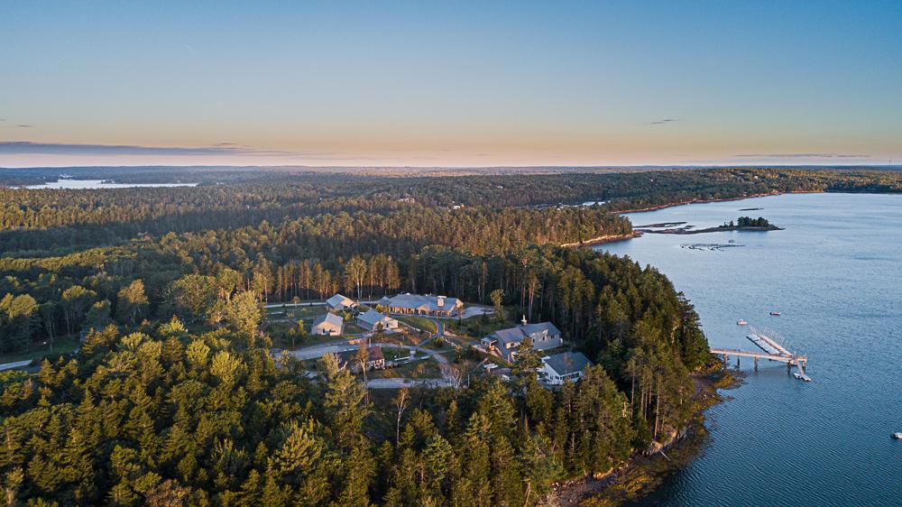 Schiller Coastal Studies Center aeriel view